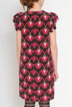 AW1112 BATMOSPHERE PRINT BAT DRESS - VARIOUS - Other Image
